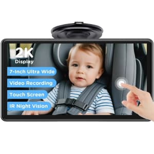 7" Touchscreen Baby Car Camera for $30