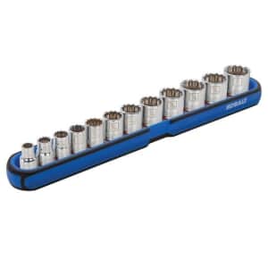 Kobalt 12-Piece 3/8" Drive Socket Set w/ Magnetic Storage Rail for $10 Kobalt 12-Piece 3/8" Drive Socket Set w/ Magnetic Storage Rail for $10