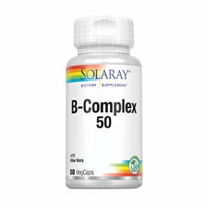 Solaray B-Complex Supplement, 50mg, 50 Count for $8 Solaray B-Complex Supplement, 50mg, 50 Count for $8
