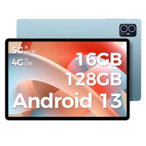 TECLAST M50HD Tablet 10 Inch Android 13, 16GB RAM + 128GB ROM (TF 1TB), 2k Octa Core Tablet, for $160