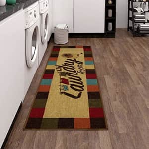 Ottomanson Laundry Mat Runner Rug, Multicolor, 20"X59" for $13 Ottomanson Laundry Mat Runner Rug, Multicolor, 20"X59" for $13