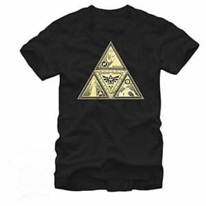 Nintendo Men's T-Shirt, Black, Small for $14