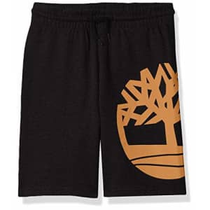 Timberland Boys' Drawstring Logo Knit Shorts, Night, Medium (10/12) for $20 Timberland Boys' Drawstring Logo Knit Shorts, Night, Medium (10/12) for $20