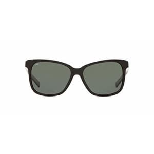 Costa Del Mar Women's May Polarized Round Sunglasses, Shiny Black/Grey Polarized-580G, 57 mm for $242
