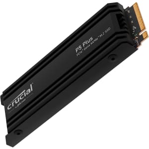 Crucial P5 Plus 1TB Gen4 NVMe M.2 SSD Internal Gaming SSD w/ Heatsink for $93