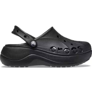 Crocs Women's Baya Platform Clogs for $30