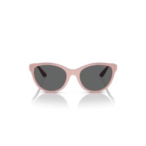 Emporio Armani Girls' EK4003 Cat Eye Sunglasses, Shiny Pink/Dark Grey, 48 mm for $47