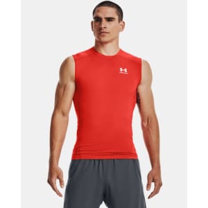 Under Armour Men's HeatGear Sleeveless Shirt for $16