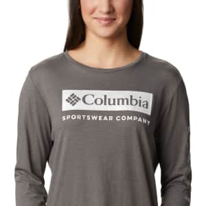 Columbia Women's Autumn Trek Long Sleeve Relaxed T-Shirt for $12 Columbia Women's Autumn Trek Long Sleeve Relaxed T-Shirt for $12