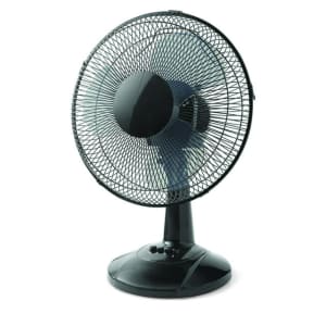 Mainstays 12" 3-Speed Oscillating Table Fan for $17