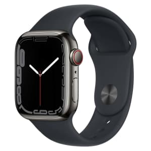Apple Watch Series 7 41mm GPS + Cellular Sport Smartwatch for $361