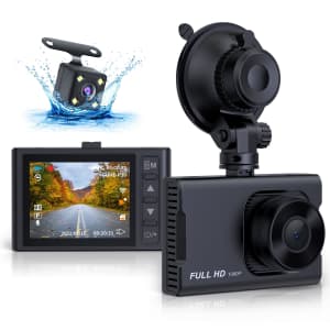 Nexpow Front and Rear HD Dash Camera for $40 Nexpow Front and Rear HD Dash Camera for $40