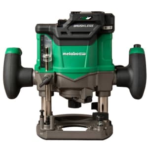 Metabo HPT 1/4" and 1/2" 2-HP Cordless Router for $179