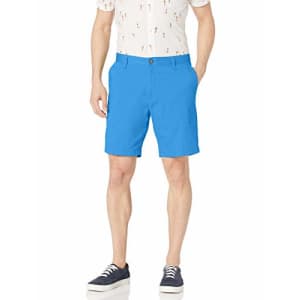 Nautica Men's 8.5" Stretch Cotton Classic Fit Deck Shorts, Clear Skies Blue, 33W for $30