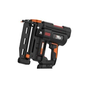 Worx Nitro 20V 16GA Finish Nailer Cordless 70 Nails/Min Sinks Up to 2-1/2", Compact Cordless Nail for $133