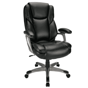 Realspace Cressfield Bonded Leather High-Back Executive Chair for $249