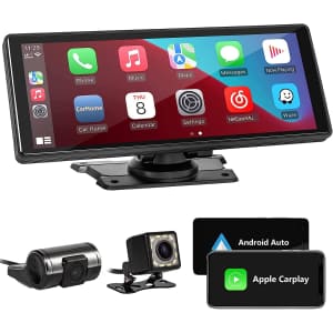 Portable Car Stereo with HD Dash Camera for $70