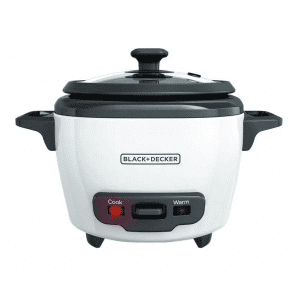 Black + Decker 3-Cup Rice Cooker for $15 Black + Decker 3-Cup Rice Cooker for $15
