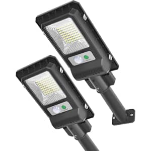 120-LED Solar Street Light 2-Pack for $30