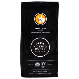 Kicking Horse Coffee 10-Oz. Bag for $5.62 via Sub & Save Kicking Horse Coffee 10-Oz. Bag for $5.62 via Sub & Save