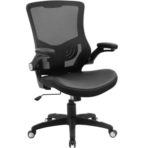 PU Leather Office Chair with Mesh Back for $139
