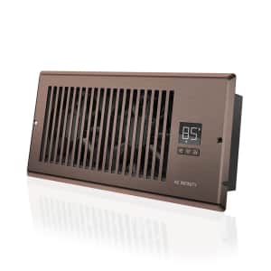 AC Infinity AirTap T4 Quiet Register Booster Fan w/ Thermostat for $42