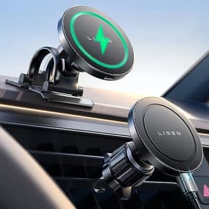 Lisen 15W Magsafe Car Mount Charger for $15 w/ Prime Lisen 15W Magsafe Car Mount Charger for $15 w/ Prime