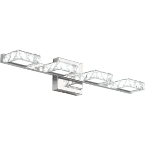 Jusheng 24" 4-Light LED Vanity Fixture for $63