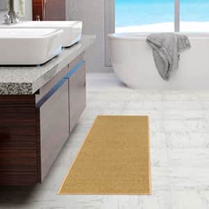 Ottomanson Ottohome Collection Solid Design Non-Slip Rubberback 2x5 Runner Rug, 20" x 59", Beige for $10 Ottomanson Ottohome Collection Solid Design Non-Slip Rubberback 2x5 Runner Rug, 20" x 59", Beige for $10