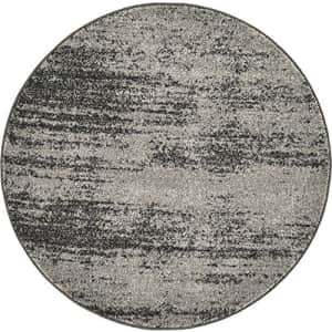 Unique Loom Del Mar Collection Contemporary Transitional Dark Gray Round Rug (3' 3 x 3' 3) for $32 Unique Loom Del Mar Collection Contemporary Transitional Dark Gray Round Rug (3' 3 x 3' 3) for $32