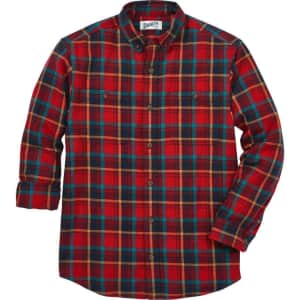 Duluth Trading Co. Men's Free Swingin' Flannel Relaxed Fit Shirt for $21