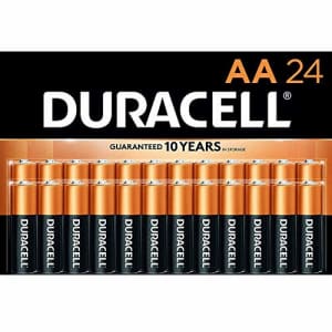Duracell - CopperTop AA Alkaline Batteries - long lasting, all-purpose Double A battery for for $16 Duracell - CopperTop AA Alkaline Batteries - long lasting, all-purpose Double A battery for for $16