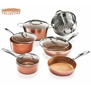 Gotham Steel Pots and Pans Set Premium Ceramic Cookware with Triple Coated Ultra Nonstick Surface for $139