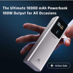 Cuktech 100W Super Fast 10,000mAh Power Bank for $27 w/ Prime