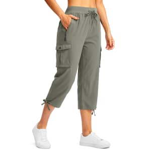 Soothfeel Women's Quick Dry Cargo Capris for $20 Soothfeel Women's Quick Dry Cargo Capris for $20