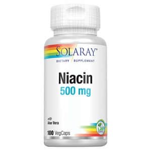 Solaray Niacin 500 mg, Vitamin B3 | Skin Health, Cardiovascular, Nervous System & Circulation for $10