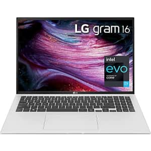 LG Gram Ultra-Lightweight Laptop, Evo i7-1165G7, 16" WQXGA (2560 x 1600) IPS 16:10 Display, DCI-P3 for $905 LG Gram Ultra-Lightweight Laptop, Evo i7-1165G7, 16" WQXGA (2560 x 1600) IPS 16:10 Display, DCI-P3 for $905