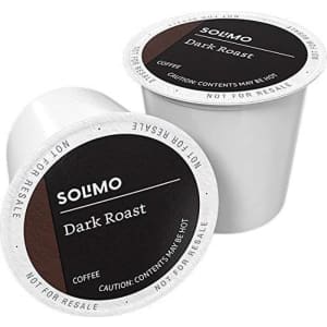 Solimo Dark Roast Coffee Pods 100-Pack for $34 via Sub. & Save