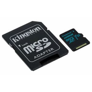 Kingston Canvas Go! 128GB microSDXC Class 10 microSD Memory Card UHS-I 90MB/s R Flash Memory Card for $23 Kingston Canvas Go! 128GB microSDXC Class 10 microSD Memory Card UHS-I 90MB/s R Flash Memory Card for $23