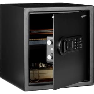 Amazon Basics Programmable 1.2-Cu. Ft. Steel Security Safe for $73