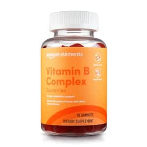 Amazon Elements - B-Complex, Supports Immune and Normal Energy Metabolism, 70 Gummies, 70-Day for $8