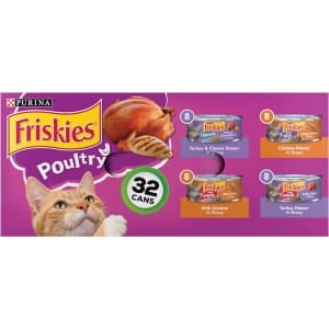 Purina Friskies Gravy Wet Cat Food 32-Pack for $17 via Sub & Save