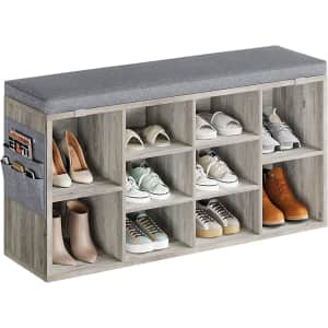 Idealhouse Entryway Shoe Bench with Storage for $90