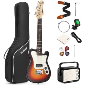 Donner 30" TL Electric Guitar Beginner Kit for $130