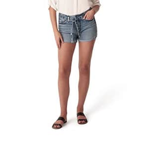 Silver Jeans Co. Women's Sure Thing High Rise Jean Shorts, Indigo, 29W for $32