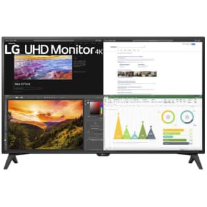 LG 43" 4K HDR IPS Monitor for $541