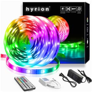 Hyrion 40-Foot LED Strip Lights for $13 Hyrion 40-Foot LED Strip Lights for $13