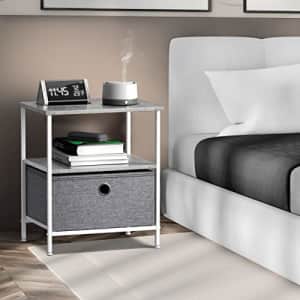 Sorbus Nightstand 1-Drawer Shelf Storage - Bedside Furniture & End Table Chest Dresser with Steel for $23 Sorbus Nightstand 1-Drawer Shelf Storage - Bedside Furniture & End Table Chest Dresser with Steel for $23