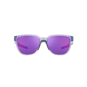 Oakley Men's OO9250 Actuator Rectangular Sunglasses, Transparent Lilac/Prizm Road, 57 mm for $107