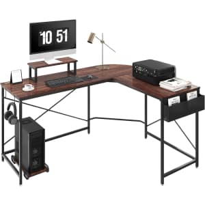 Vevor 59" L-Shaped Computer Desk for $45